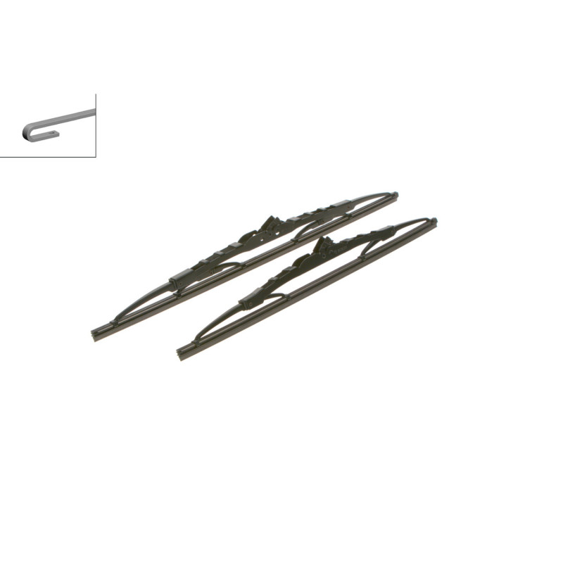 472 / 3397001472 Bosch Twin Viskerblade / Vinduesvisker sæt, 450 & 400mm lange