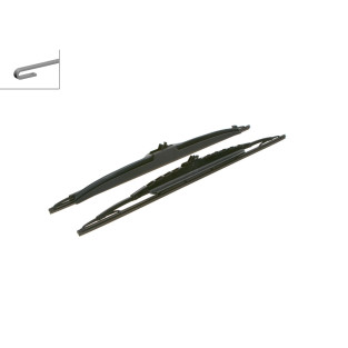 367S Bosch Twin Viskerblade / Vinduesvisker sæt, 600 & 625mm lange
