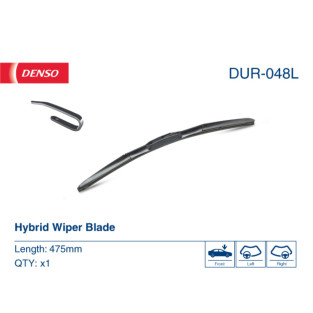 475mm lang Hybrid kvalitets visker DUR048L0003D / DUR-048L premium viskerblad fra Denso 475mm lang Hybrid kvalitets visker DUR048L0003D / DUR-048L premium viskerblad fra Denso