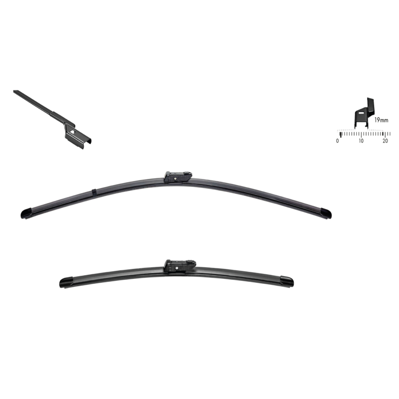 VF445 Valeo Silencio Viskerblade / Fladblade sæt 600+400mm