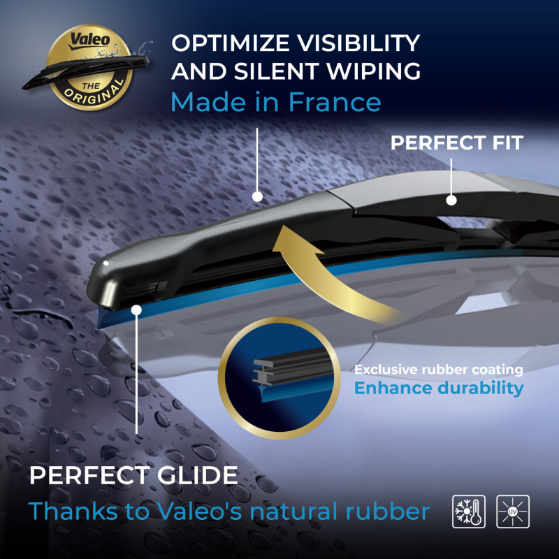 Valeo Silencio plast bagrudevisker - perfekt fit til bilen.