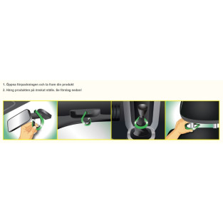 Instruktion til ophæng / brug af wunderbaum duft clip