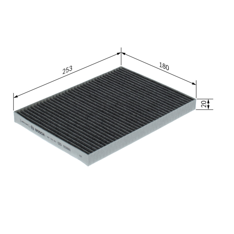 1 987 435 621 / R5621 Bosch pollenfilter med aktivkul.