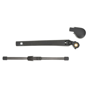 Bagrudeviskerarm med plastkappe og bagrudevisker - passer til alle: Seat Mii, Skoda Citigo & VW Up! modeller