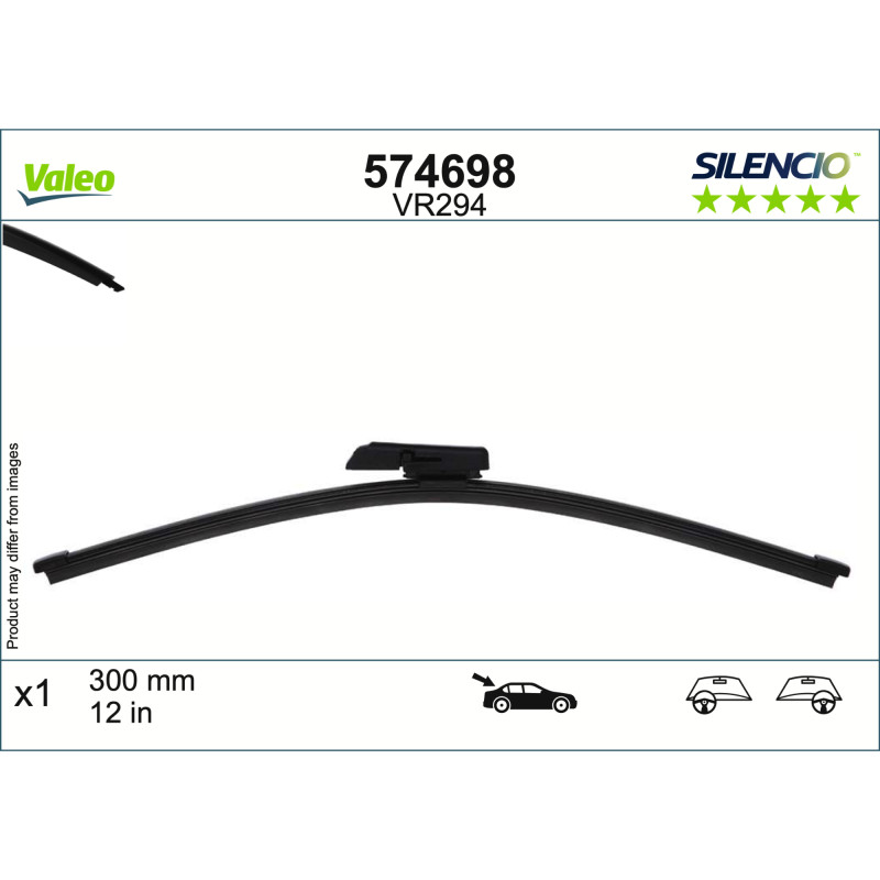 VR294 / 574698 Valeo Silencio Bagrudevisker, 300mm / 12 inch. lang, passer til BMW G61, U11 & G45 modeller