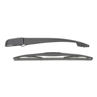 Bagrudeviskerarmen 56869 komplet med plastkappe og bagrudevisker - passer til alle: Citroën C1, Peugeot 107 & Toyota Aygo (1. generation)