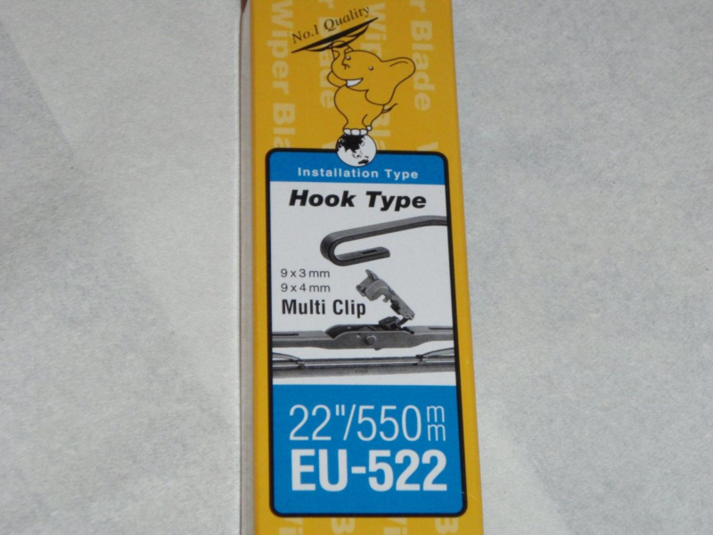 EU-522 NWB Viskerblad / Vinduesvisker – 550mm lang