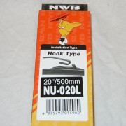 DUR-050L/NU-020L Denso/NWB Viskerblad, hybrid design 500mm lang