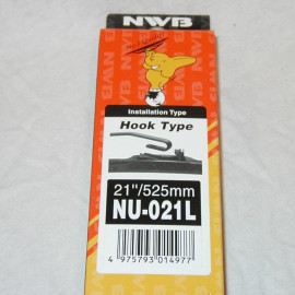 DUR-053L/NU-021L Denso/NWB Viskerblad, hybrid design 525mm lang