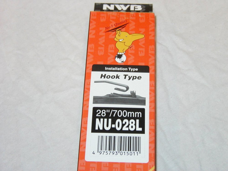 NU-028L = 28 incl / 700mm lang Luksus / Hybrid design visker fra Japanske NWB